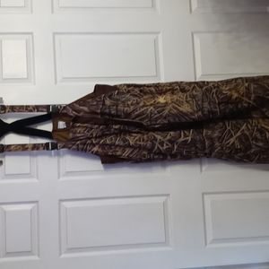 White Waters Outdoor Delta WaterFowl mossy oak shadow grass camo bibs